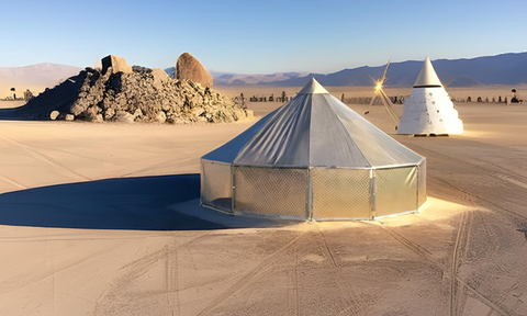 Filament Aluminum Shelter how to build a hexayurt steps video easy process materials shelter desert strong