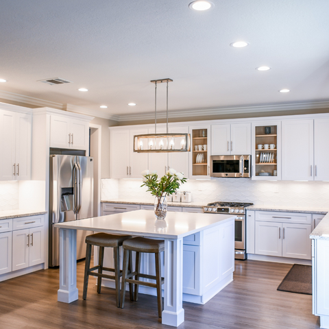 beautiful organized kitchen 