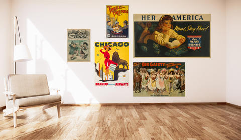 Art Mural Poster Wall Vintage