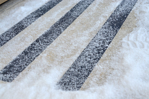 Snow on Anti Slip Tape