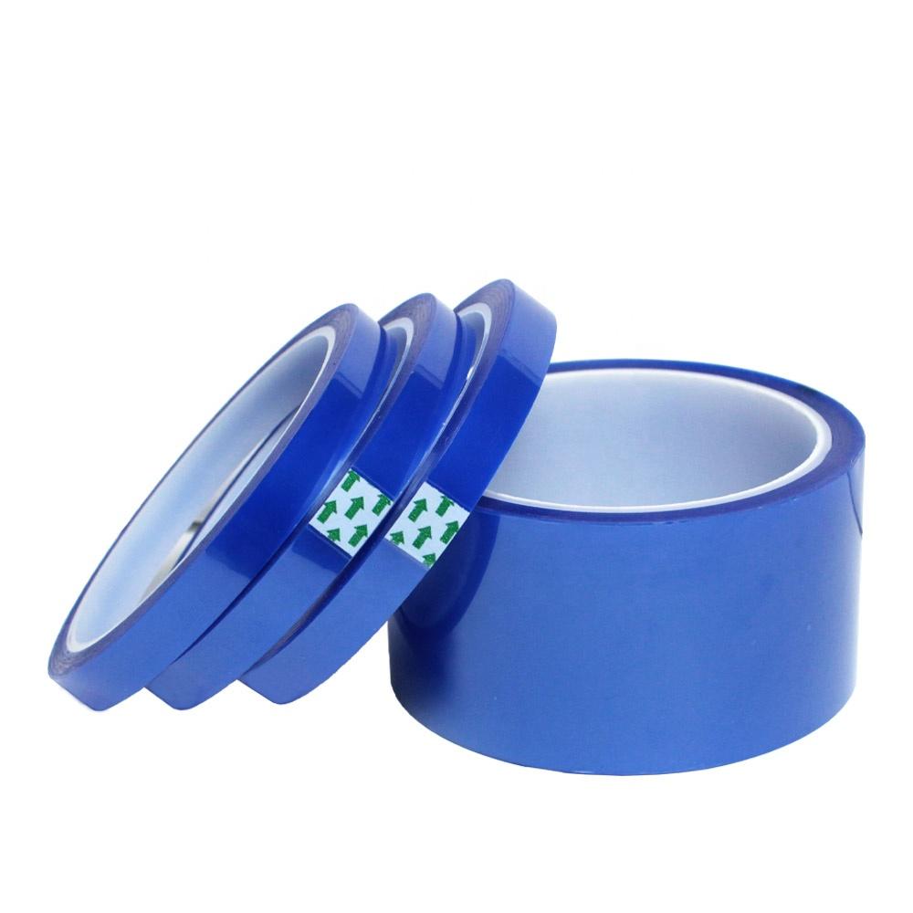 Blue Polyester Silicone Tape