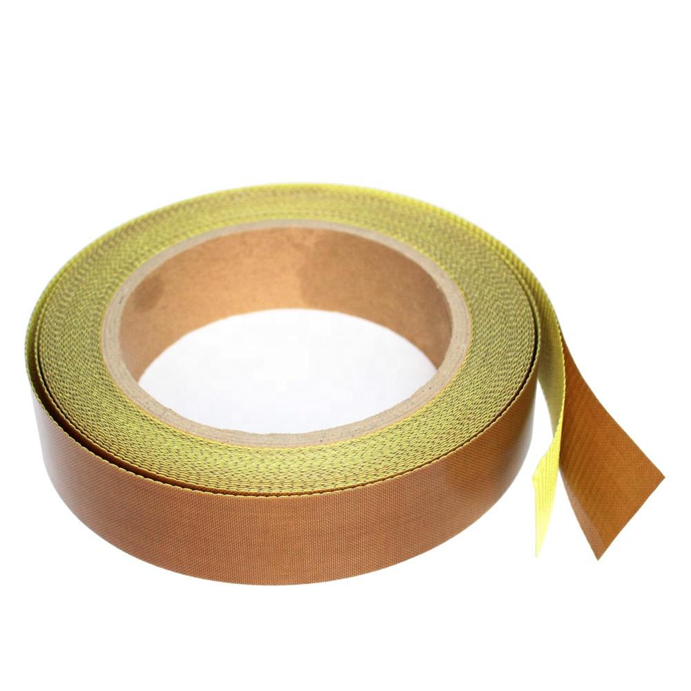 Brown PTFE Coated Fiberglass Tape with Liner