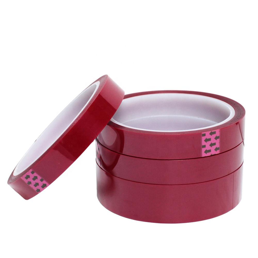 Red Polyester Silicone Tape