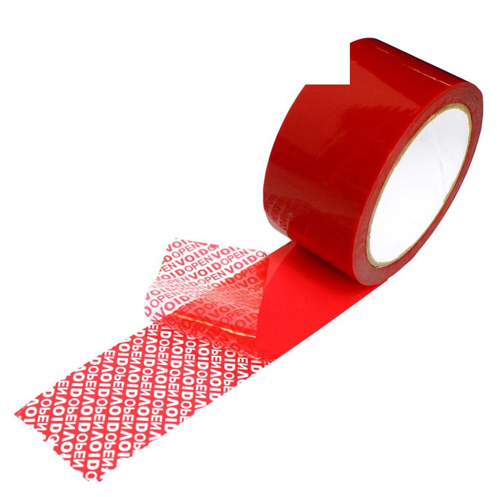 Red Tamper Evident Tape