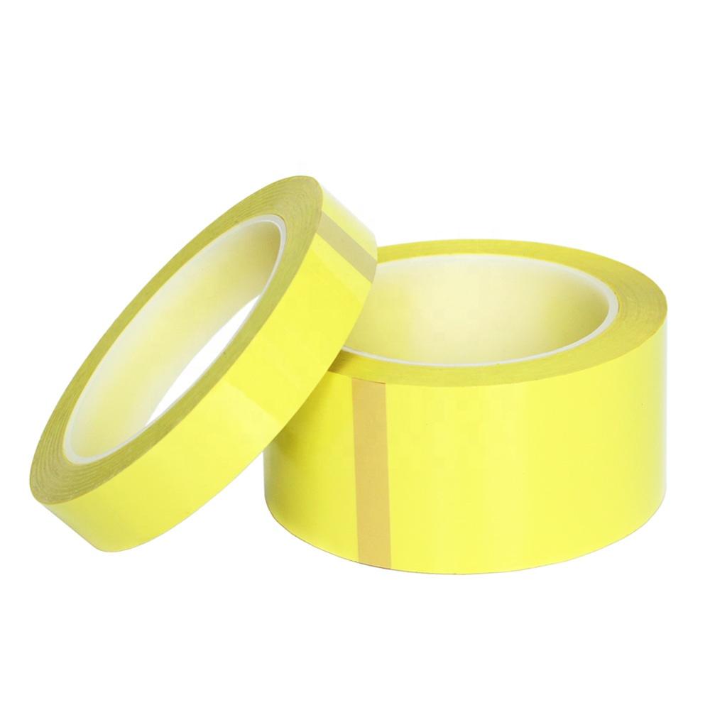 Yellow Polyester Acrylic Tape